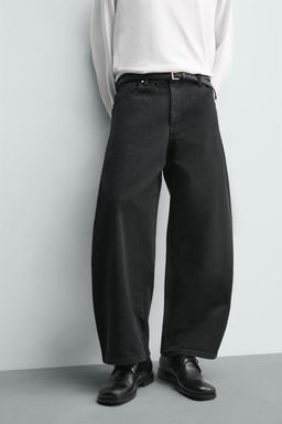 JEANS WIDE FIT / Negro - Zara фото 5