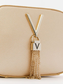 Женская сумка через плечо VALENTINO DIVINA Артикул 2904849, золотой  фото 8