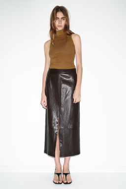 SLEEVELESS HIGH NECK TOP - Zara фото 7