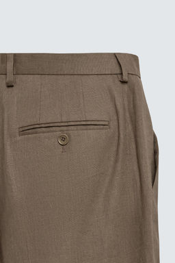 PANTAL?N TRAJE 100% LINO / Vis?n vigor? - Zara фото 8