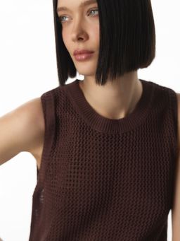 Conso/KDL 230786 - brown Платье женское  фото 3