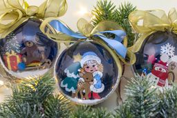 Love2art PLB-003 Заготовка для декорирования шар пластик d 10 см 5 шт прозрачный  фото 4