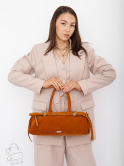 Сумка женская кожаная 98420MSS caramel Velina Fabbiano-Safenta