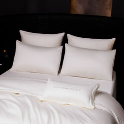 Комплект постельного белья Однотонный Сатин Премиум на резинке OCPR005 180*200*30;160*200*30;140*200*30 Евро 4 Наволочки