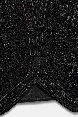 ZW COLLECTION LIMITED EDITION EMBROIDERED VELVET WAISTCOAT - Zara фото 8