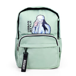 Рюкзак "Urban Style" подростковый 42x31x20 см (18 л) 500 г, нейлоновый, подклад, 1 отделение, 1 передний карман на молнии, 2 боковых кармана, 1 потайной карман анти-вор в спинке, уплотненная спинка и лямки, бегунок из репсовой ленты с печатью на переднем