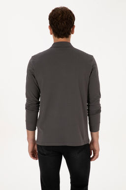 Erkek Gri Basic Sweatshirt - U.s. polo assn фото 5