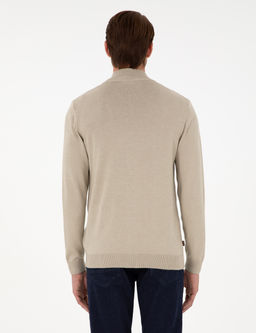Kum Melanj Slim Fit Fermuarl_ Triko H_rka