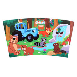 Пазл в термостакане «Синий трактор: Лесные жители», 250 мл, 54 элемента