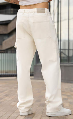 Джинсы муж. F611-0125 milk - Fine joyce фото 3