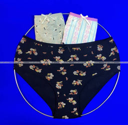 Цена за 3 шт. Трусы женские Miss Emma Турция высокая посадка большие размеры № 6