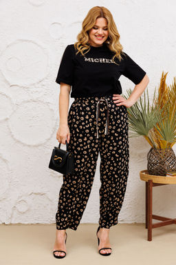 Костюм Michel Chic 1377 черный, леопард  фото 6