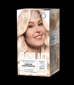 BLOND ART Набор для осветления волос до 8-10 уровней "STUDIO Professional" Power Blue. 6 /603343/