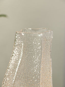 Ваза «Дженис», 25×12×8 см, стекло, прозрачная