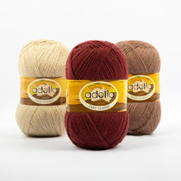 Пряжа ADELIA JAKE CLASSIC 75% шерсть, 25% нейлон 5 шт. х 100 г 410 м  15 м СК/Распродажа