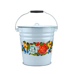 ЭМ_Ведро 12,0 л с крышкой ДЕКОР арт С1224, С1224.П/вП СибТ/ОБКЛ - Полимербыт фото 2