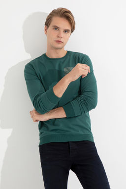 Мужская зеленая толстовка Неожиданная скидка в корзине