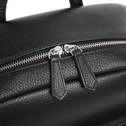 Рюкзак мужской, кожа, MIRONPAN 19163 Черный фото 4