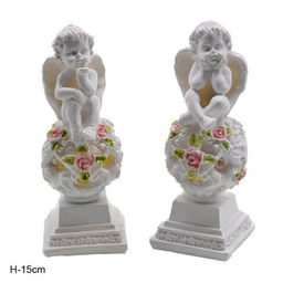 Фигурка Ангел на шаре 15 см / Q15-H /уп 96/