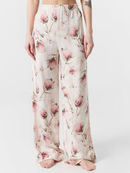 Комплект домашний женский кремовый с цветочным принтом - Mark formelle фото 5