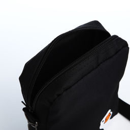 Сумка молодёжная на молнии, цвет чёрный - Nazamok фото 6