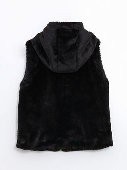 Kap??onlu Pel?? K?z ?ocuk Yelek - Waikiki фото 3