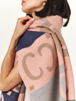 в составе ШЕРСТЬ  и КАШЕМИР Большой, мягкий, теплый  двусторонний палантин - Tantino фото 8