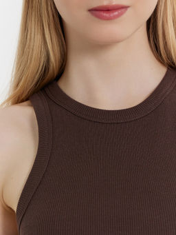 Топ женский коричневый