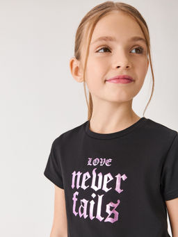 ACOOLA / Футболка детская для девочек Nuria черный  фото 5