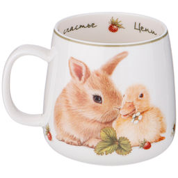 КРУЖКА LEFARD ЛОВИ СЧАСТЬЕ 400 МЛ (КОР=36ШТ.)  фото 3