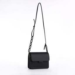 Сумка женская-мессенджер, цвет черный 17*14*6 см - Nazamok фото 4