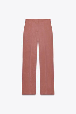 STRAIGHT-LEG TROUSERS WITH ELASTICATED WAIST - Zara фото 6