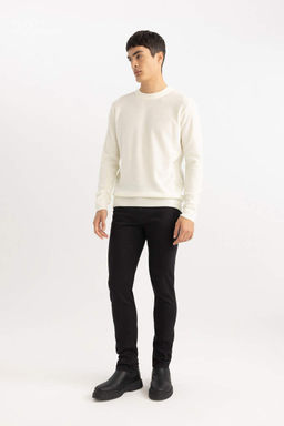 Узкие брюки-чинос из габардина и парусины - Defacto фото 2