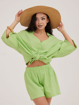 Цены тают. Пижама жен. Ashli зеленый