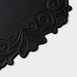 Набор салфеток сервировочных Элоиза, d=37.5 см, 4 шт., чёрный - Simaland фото 6