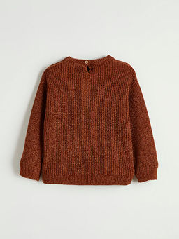 Kalp Nak??l? K?z ?ocuk Triko Kazak