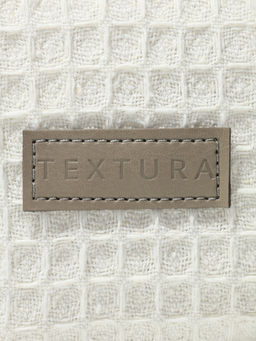 Косметичка женская на молнии TEXTURA, объёмная, большая, мягкая, белая