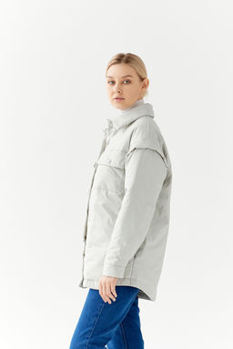 Куртка женская демисезонная 23983 (бежевый) - Kankan фото 28