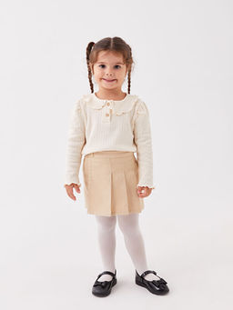 Basic K?z Bebek ?ort Etek ve K?lotlu ?orap 2li