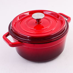 40627 Кастрюля чугун 2,6 л эмаль/покрытие красная MB (х2)