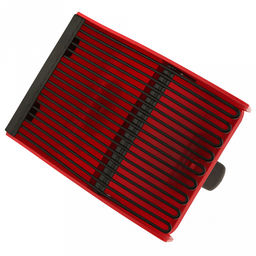 Марья (Maria) Комбайн (контейнер) плодосборник Финский M для ягод, 22х13х13,5см, с заслонкой, пластик/металл/обрезиненная ручка (подходит для всех типов ягод), цвет - красный (Китай) - Домашняя мода фото 8