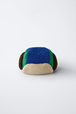 MULTI-COLOURED FAUX SHEARLING HEADBAND - Zara фото 6