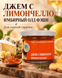 Джем Имбирный олд фэшн с лимончелло лимон и имбирь