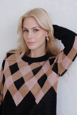 11491 Джемпер с ромбами - Martichelli фото 17