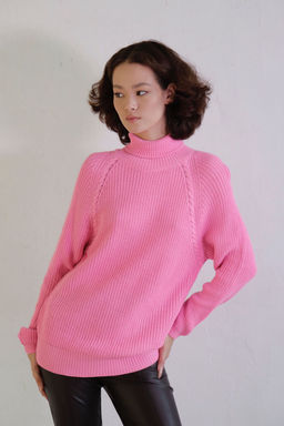 10817 Свитер-реглан нежно-розовый - Martichelli фото 34