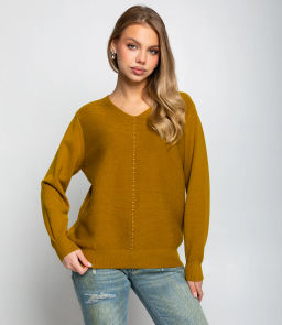 Джемпер #КТ8208, оливковый