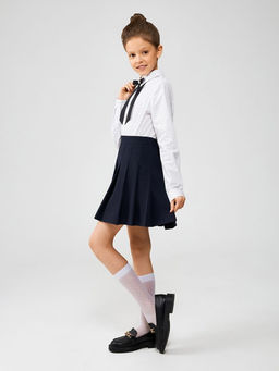 ACOOLA / Блузка детская для девочек Algebra горошек фото 2