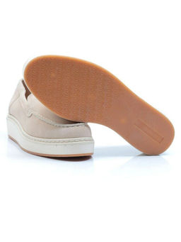 03-5060-5 BEIGE Лоферы женские (натуральная замша)