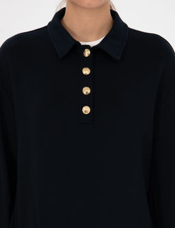 Lacivert Oversize Sweatshirt - Pierre cardin фото 6