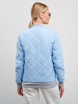 Женский бомбер ED-06 голубой - Yollochka фото 18